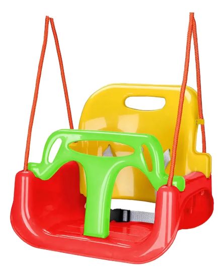 Imagen de Hamaca Infantil 3 En 1 Para Bebes/niños - Rojo