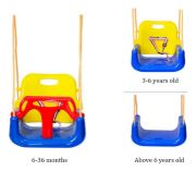Imagen de Hamaca Infantil 3 En 1 Para Bebes/niños - Verde