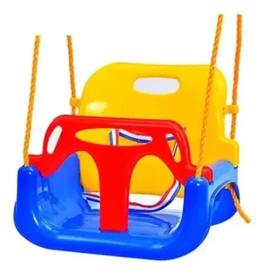 Imagen de Hamaca Infantil 3 En 1 Para Bebes/niños - Azul