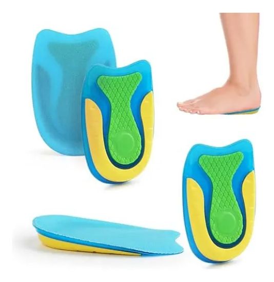 Imagen de Talonera Gel Silicona Ortopédica Pack De 2 Unidades - Azul - S