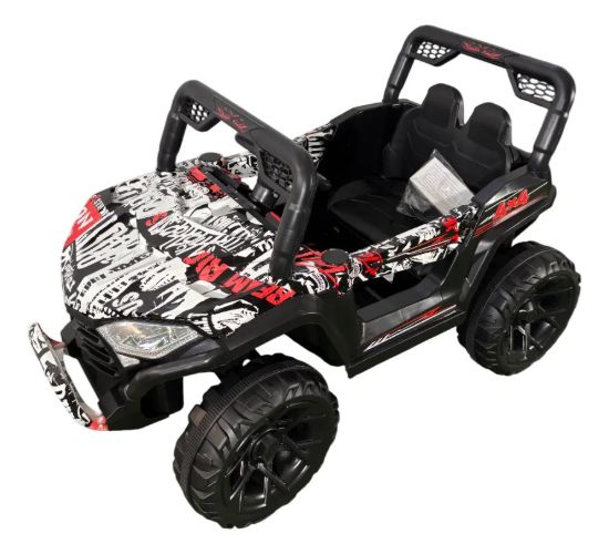 Imagen de Cuatriciclo A Batería Para Niños 6v 2 Motores Auto C/remoto Rojo