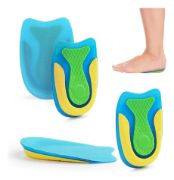 Imagen de Talonera Gel Silicona Ortopédica Pack De 2 Unidades - Azul - S