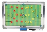 Imagen de Tabla Dt Futbol Pizarra Con Fichas Magneticas Marco 30x20 Verde Claro