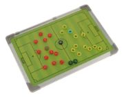 Imagen de Tabla Dt Futbol Pizarra Con Fichas Magneticas Marco 30x20 Verde Claro