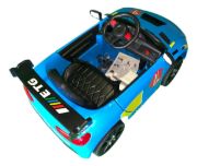 Imagen de Auto Infantil 6v 1 Motor Rc C/balanceo 3 Vel - Celeste - Liso