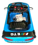 Imagen de Auto Infantil 6v 1 Motor Rc C/balanceo 3 Vel - Celeste - Liso