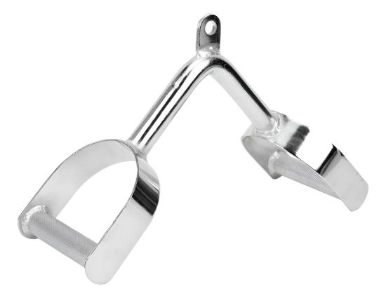 Imagen de Agarre V De Triceps Con Estribos Para Polea Cromado