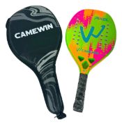 Imagen de Paleta De Padel Profesional Carbono 3k + Funda - Verde claro