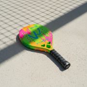 Imagen de Paleta De Padel Profesional Carbono 3k + Funda - Verde claro