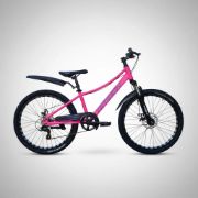 Imagen de Bicicleta Mtb R26 Dama C/suspensión Y Freno De Disco Rosa 24 "