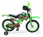 Imagen de Bicicleta Green Motobici 16  Para Niños Con Pie De Apoyo