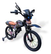 Imagen de Bicicleta Green Motobici 16'' Niños 5 Años 1 Velocidad - Azul - 16 "