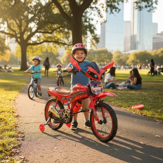Imagen de Bicicleta Green Motobici 16'' Niños 5 Años 1 Velocidad - Rojo - 16 "