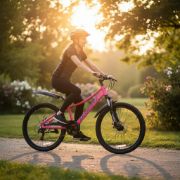 Imagen de Bicicleta Mtb De Dama R24  C/suspensión Y Freno De Disco Rosa 24 "