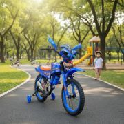 Imagen de Bicicleta Green Motobici 16'' Niños 5 Años 1 Velocidad - Azul - 16 "