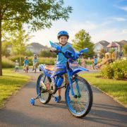 Imagen de Motobici Max Rodado 20 Con Luces Y Música - Azul - 20 "