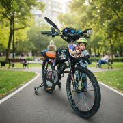Imagen de Motobici Max Rodado 20 Con Luces Y Música - Negro - 20 "