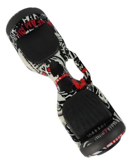 Imagen de Patineta Electrica Hoverboard Balance Bluetooth 8 Pulgadas - Blanco/Negro