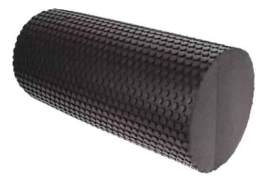 Imagen de Rolo Sensitvo Macizo 45 Cm De Goma Eva Yoga Pilates - Negro