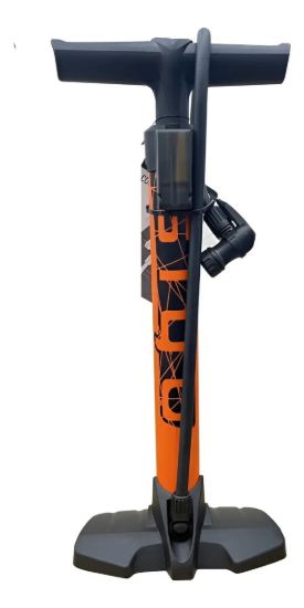 Imagen de Inflador De Pie Corto 120 Psi - Naranja