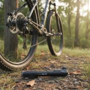 Imagen de Inflador De Mano Pvc Bicicleta Moto  Telescópico 120 Psi Negro