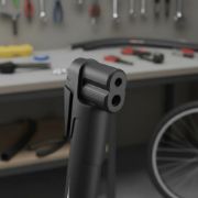 Imagen de Inflador Mini Ciclismo Deportes Cabezal Dhn 80 Psi Negro