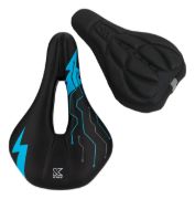 Imagen de Asiento Anti Prostatico Ciclismo + Cubre Asiento Polyfon - Azul