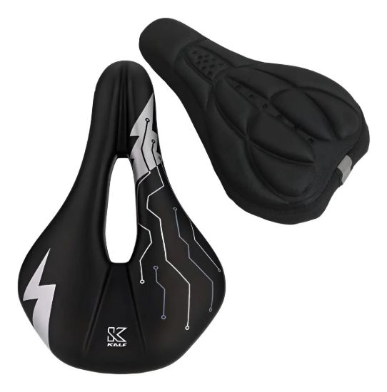 Imagen de Asiento Anti Prostatico Ciclismo + Cubre Asiento Polyfon