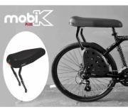 Imagen de Asiento Custom Doble Con Parrilla Integrada Negro