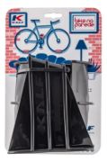 Imagen de Soporte De Bicicletas A La Pared Pvc Super Firme Negro