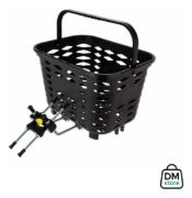 Imagen de Canasto Delantero Pvc C Agarre Al Cuadro Alta Calidad Negro