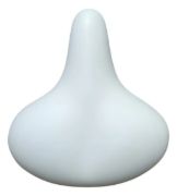 Imagen de Asiento De Bicicleta Playero Comodidad Extrema - 24.2 cm - Blanco - 26.5 cm