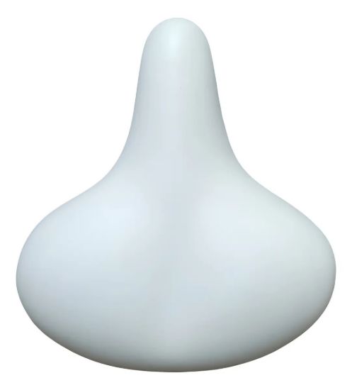 Imagen de Asiento De Bicicleta Playero Comodidad Extrema - 24.2 cm - Blanco - 26.5 cm