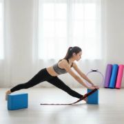 Imagen de Kit Set De Entrenamiento Pilates Yoga Fitness Ejercicio N15 Negro