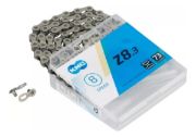 Imagen de Cadena Kmc Z8.3 Bicicleta 8 Velocidades 116 Links Con Conector Missinglink Gris