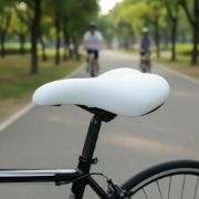 Imagen de Asiento De Bicicleta Playero Comodidad Extrema - 24.2 cm - Blanco - 26.5 cm