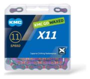 Imagen de Excelente Cadena Kmc 11 Velocidades Aurora Blue Kmc Aurora