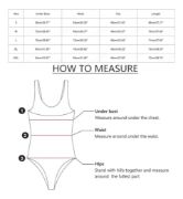 Imagen de Malla Natacion Enterito Para Dama Piscina + Accesorios Broz - Negro - Lisa - XXL