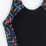 Imagen de Malla Natacion Enterito Para Dama Piscina + Accesorios Broz - Negro - Lisa - XXL