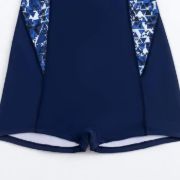 Imagen de Malla Natacion Enterito Para Dama Piscina + Accesorios Broz - Azul - Lisa - XL