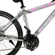 Imagen de Bicicleta Mtb Rodado 24 Freno Disco Mountain Bike - Gris - M