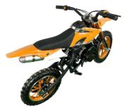 Imagen de Moto Infantil Mini Cross 50cc | Nafta 2t Arranque Manual - Naranja