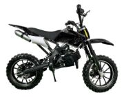 Imagen de Moto Infantil Mini Cross 50cc | Nafta 2t Arranque Manual - Negro