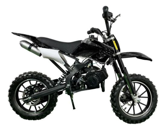 Imagen de Moto Infantil Mini Cross 50cc | Nafta 2t Arranque Manual - Negro