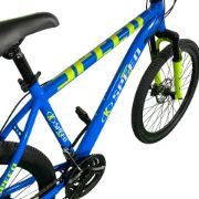 Imagen de Bicicleta Mtb Rodado 24 Freno Disco Mountain Bike - Azul - M