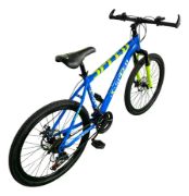 Imagen de Bicicleta Mtb Rodado 24 Freno Disco Mountain Bike - Azul - M