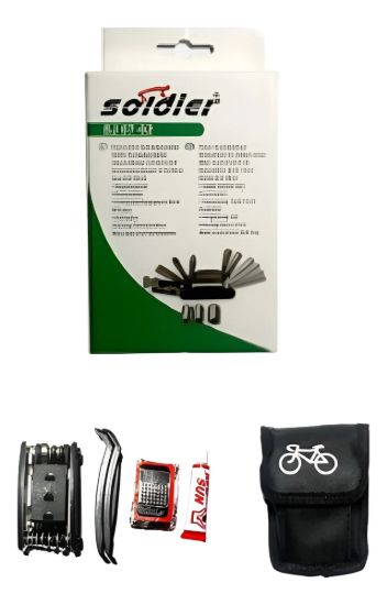 Imagen de Kit Parches + Multiherramienta Bicicleta