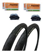 Imagen de Kit 2 Cubiertas Kenda 24x1.95 Y 2 Cámaras Trazzano Negro