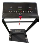 Imagen de Caminador Eléctrico K Pro Plegable Auto Inclinación 14km/h Negro