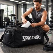Imagen de Bolso Fitness Entrenamiento Spalding 30 Litros Violeta